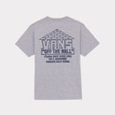 Remera Vans Hombre Gris Custom Built SS