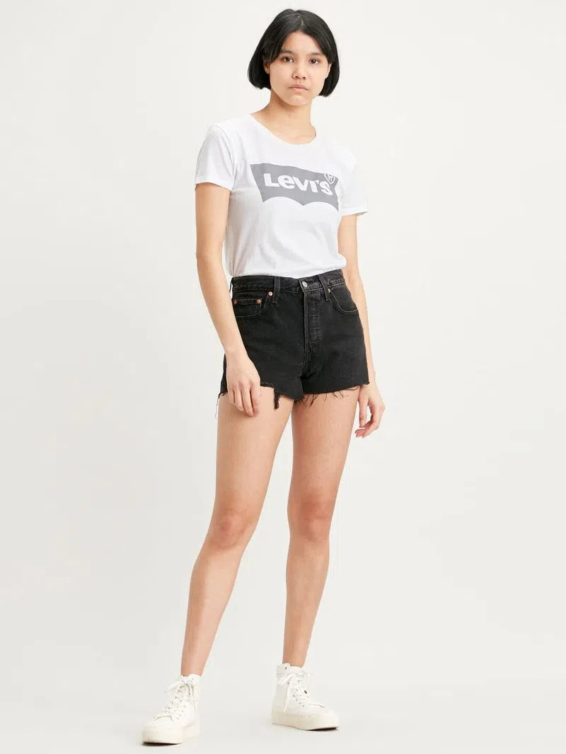 Short Levis Mujer 501 Original Short Lunar Black Negro