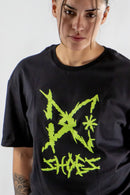 Remera Dc M Mc Rocker Negro Oversize
