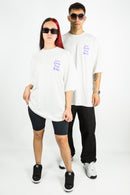 Remera Dos Padres H Oversize  Regular Logo 262 Blanco