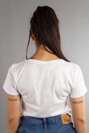 Remera Dos Padres M Pupera Diamante Alas Frontal Blanco