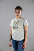 Remera Dos Padres M Regular Verde Fox 6901G