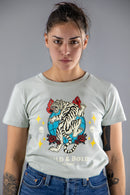 Remera Dos Padres M Regular Verde Fox 6901G