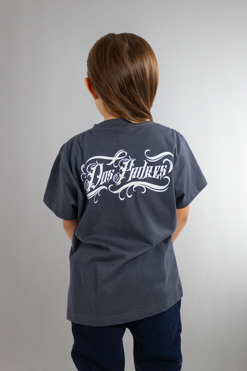 Remera Dos Padres Kids Diseño Azul