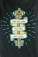 Remera Dos Padres M Llave Tattoo Negro