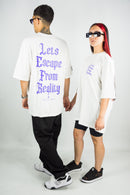 Remera Dos Padres H Oversize  Regular Logo 262 Blanco
