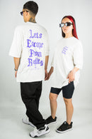 Remera Dos Padres H Oversize  Regular Logo 262 Blanco