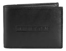 Billetera Burton Cuero Rural Negro