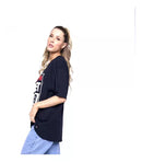 Remera Vision H Unisex Over Clasisic Black
