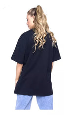 Remera Vision H Unisex Over Clasisic Black