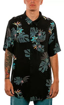Camisa Quiksilver Hombre Mc The Floral Negro