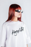 Remera King Of Art H Oversize Bold Koa Blanco W4