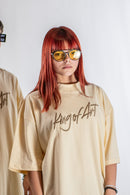 Remera King of Art H Oversize Bold Koa Amarillo  W4
