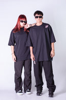 Remera King Of Art H Oversize Urban Shirt Negro W6 Unisex