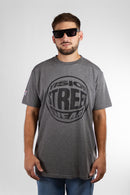 Remera Vision H Long Fit Vision Logo Redo Gris
