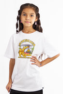 Remera Quiksilver Kids Mc Barking Tiger (Bco) QK