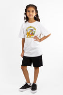 Remera Quiksilver Kids Mc Barking Tiger (Bco) QK