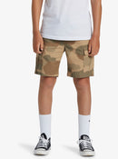 Bermuda Quiksilver Kids Taxer Cargo Beige