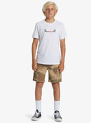 Bermuda Quiksilver Kids Taxer Cargo Beige