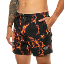 Short De Baño Dc H TB PRESS ON FIRE VOLLEY 17 NEGRO