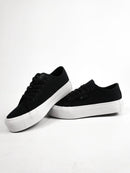 Zapatillas Dc M Manual Tx Plataforma Negro Blanco