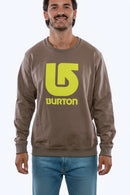Buzo Burton Crew Marron (Producto Oulet)