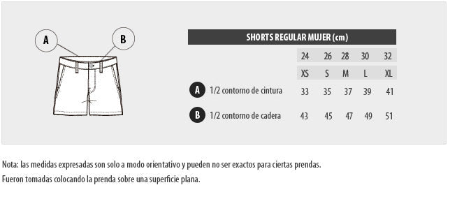 Short Kingpin M Rustico King Blanco