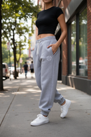 Jogging Rip Curl Baggy Puff Gris