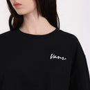 Remera Vans M Classic Script (Negro)