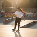 Remera Vans Classic Script Blanco