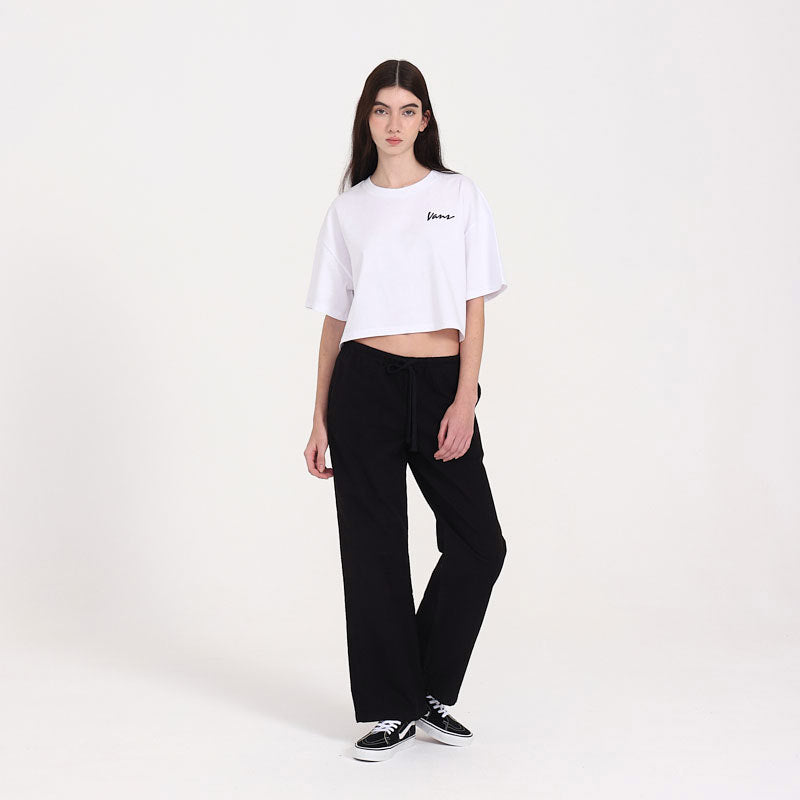 Remera Vans M Classic Script (Blanco)