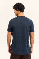 Remera Billabong Hombre Ripple Wave Tee Azul