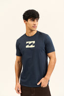 Remera Billabong Hombre Ripple Wave Tee Azul