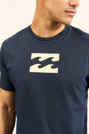 Remera Billabong Hombre Ripple Wave Tee Azul
