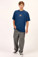 Remera Billabong Atomic Over Tee Azul