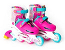 Rollers Stark Kids Extensible Lovely Rosa Kit Con Protecciones