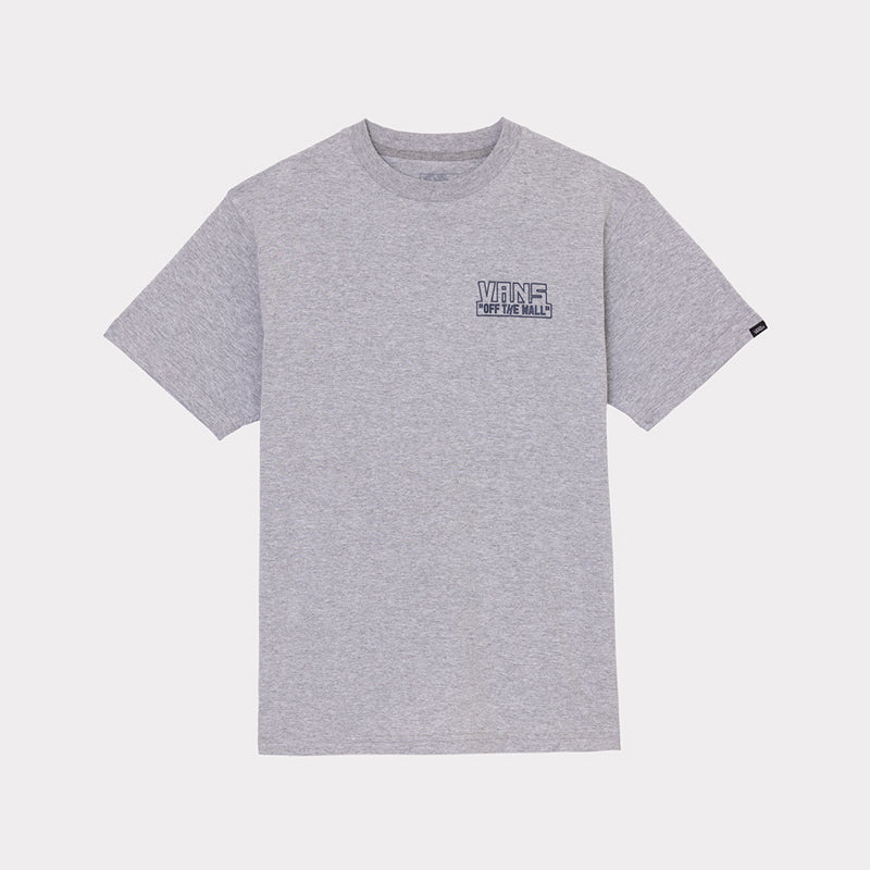Remera Vans Hombre Gris Custom Built SS