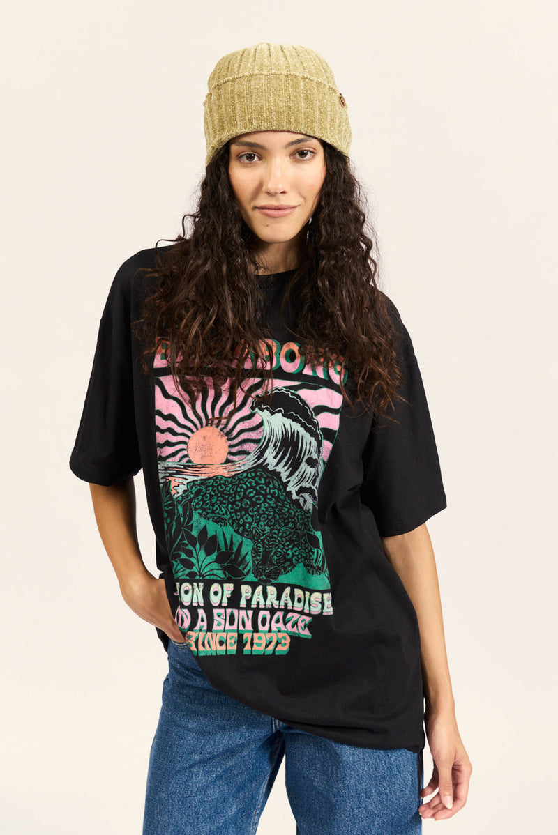 Remera Mujer Billabong Over Tee Negro