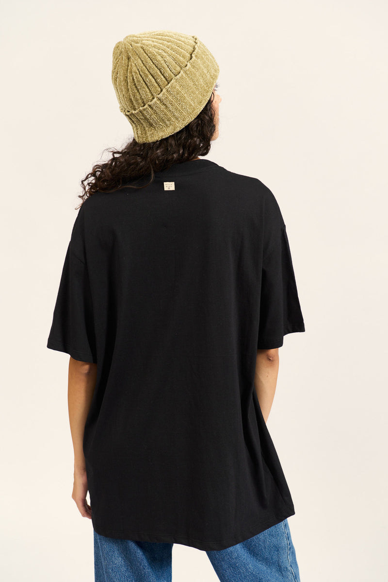 Remera Mujer Billabong Over Tee Negro