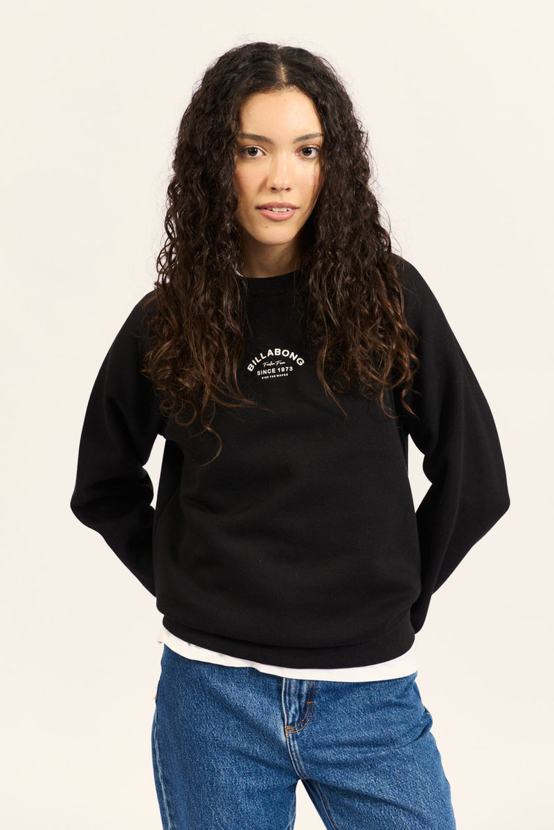 Buzo Billabong Feeling Free Crew J Negro