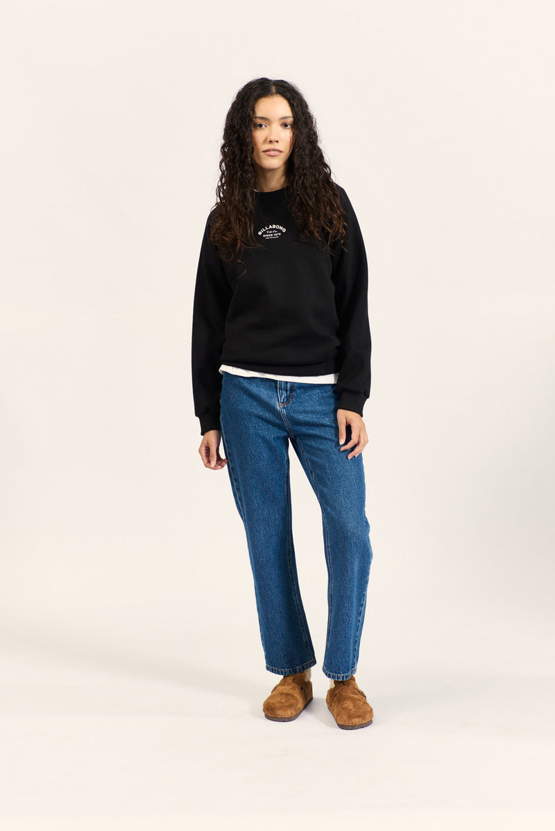 Buzo Billabong Feeling Free Crew J Negro