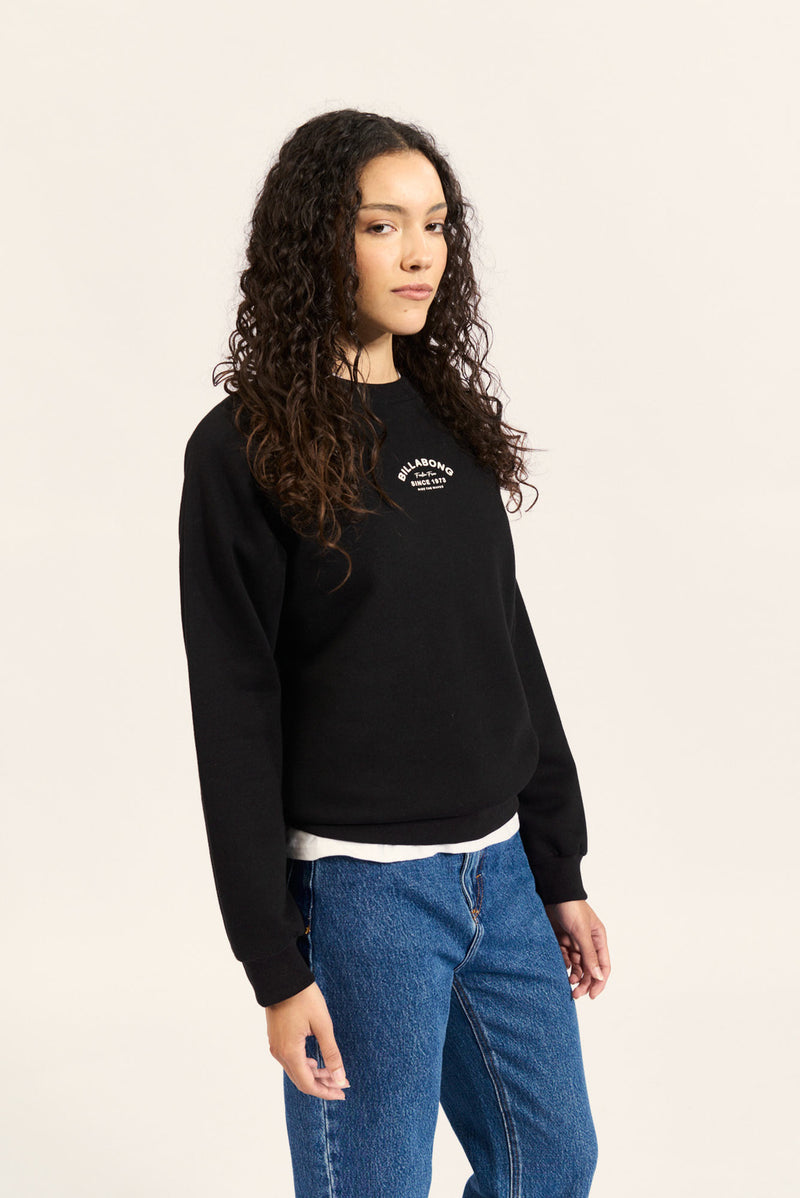 Buzo Billabong Feeling Free Crew J Negro