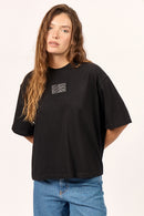 Remera Billabong High Boxy Negro