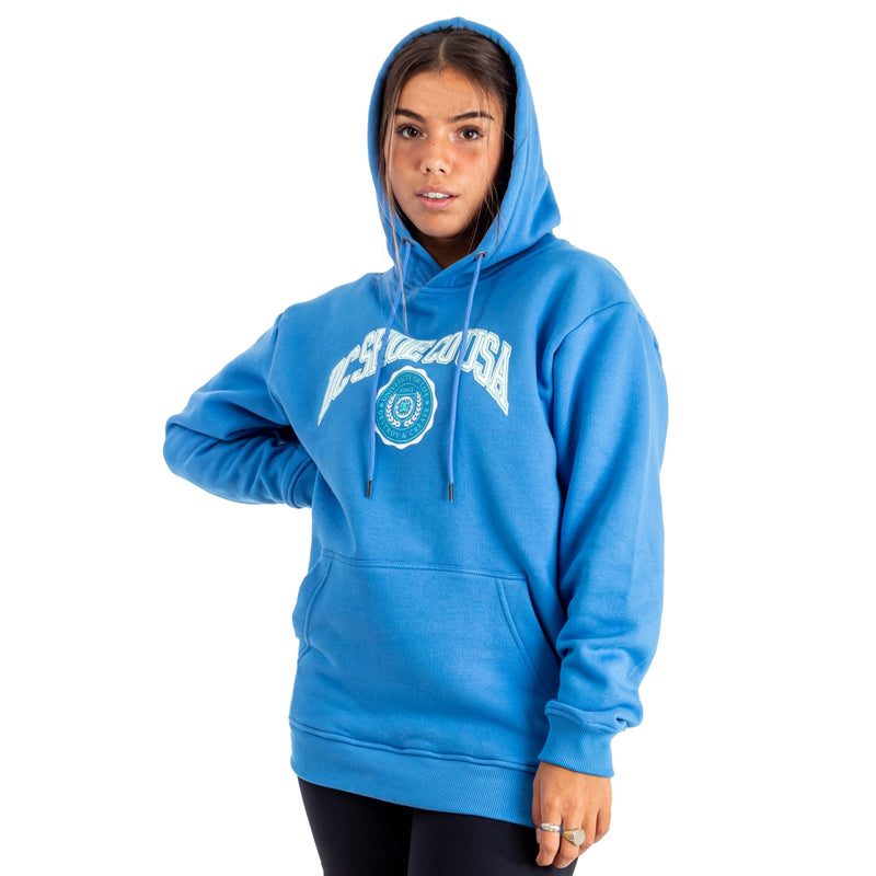 Buzo Dc Cang Life Changes Aer Azul Oversize Mujer
