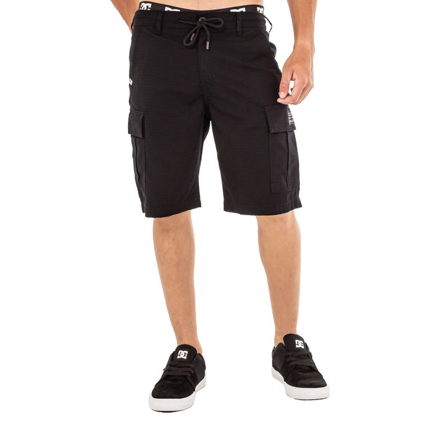 Bermuda Dc Hombre Walkshort Tundra Cargo Negro