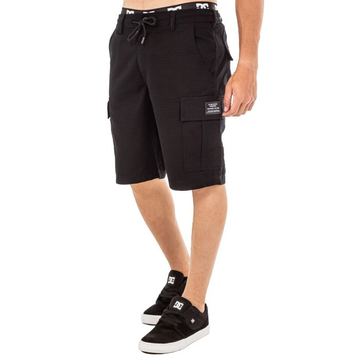 Bermuda Dc Hombre Walkshort Tundra Cargo Negro
