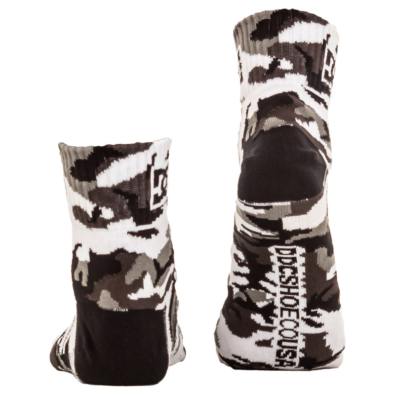 Medias Dc Hombre Camo Mid Crew Pack x2