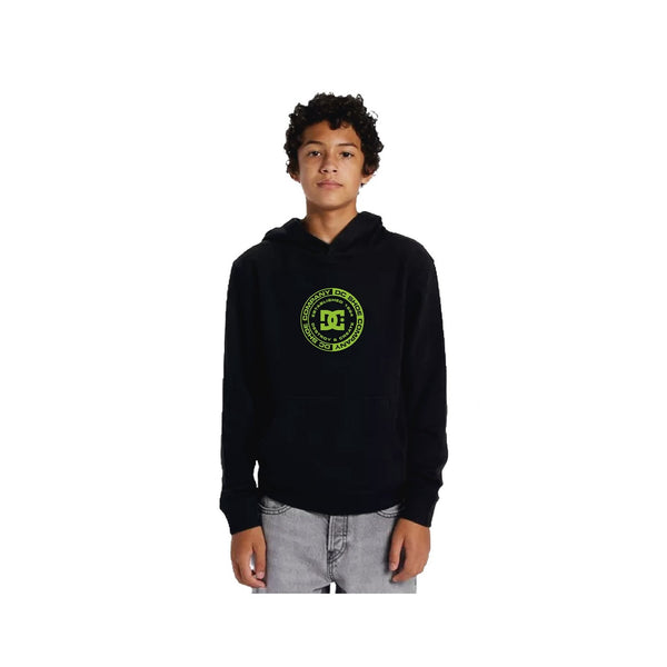 Buzo Dc Canguro Corpo Negro Boys Kids
