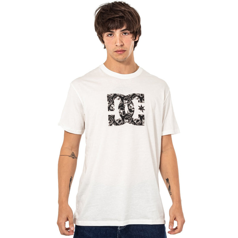 Remera Dc H Star Skull Lhss (Blanco)