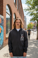 Campera Dc Corpo Raglan Negro